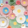 Prato Daisy Rosa 21cm